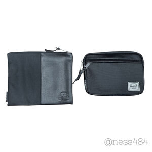 Herschel Supply Co. Black Pouch Set